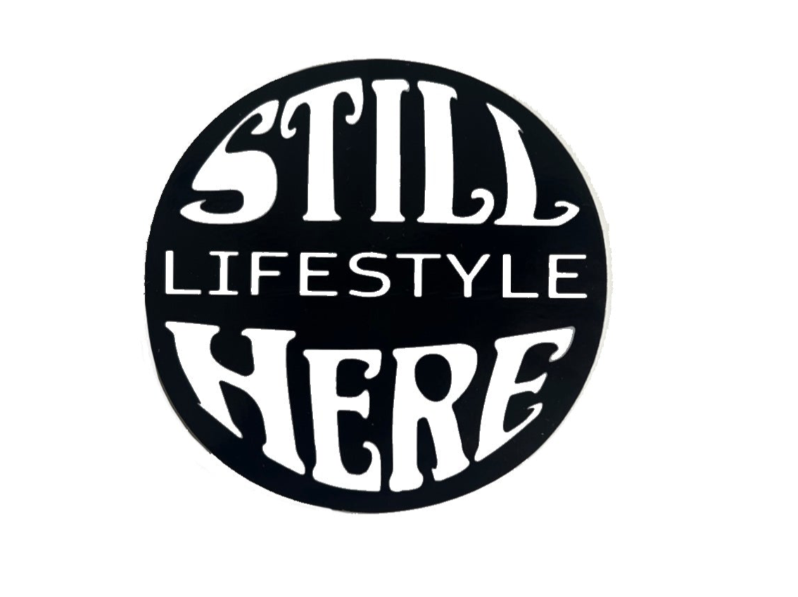 Still Here Lifestyle Logo Sticker